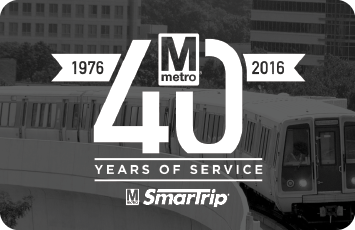 Washington DC Metro Rail Smartrip Card Logo 3 inch Vinyl Sticker Trains MTA 